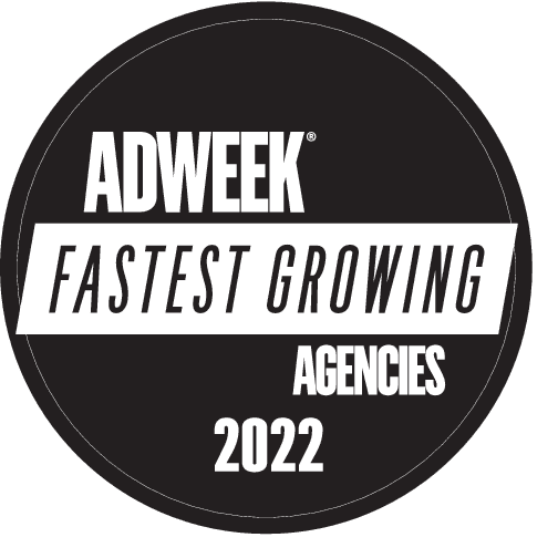 <p>Adweek Fastest Growing Agency, 2022</p>
