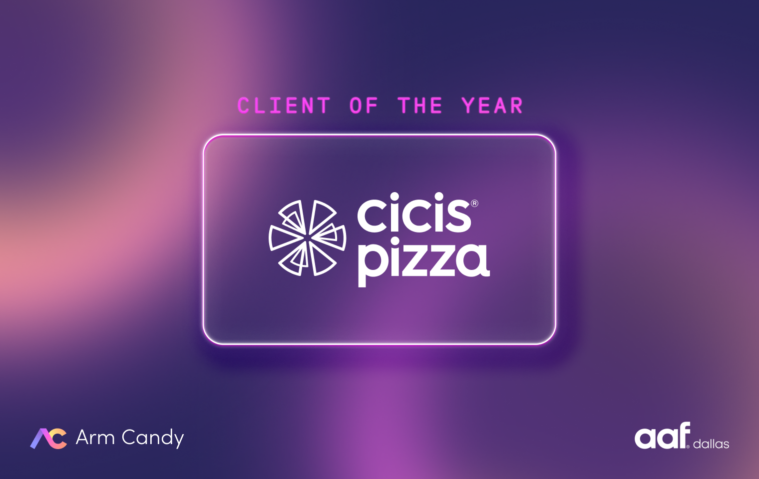 Cicis Pizza Takes Home Client of the Year at Dallas AAF 